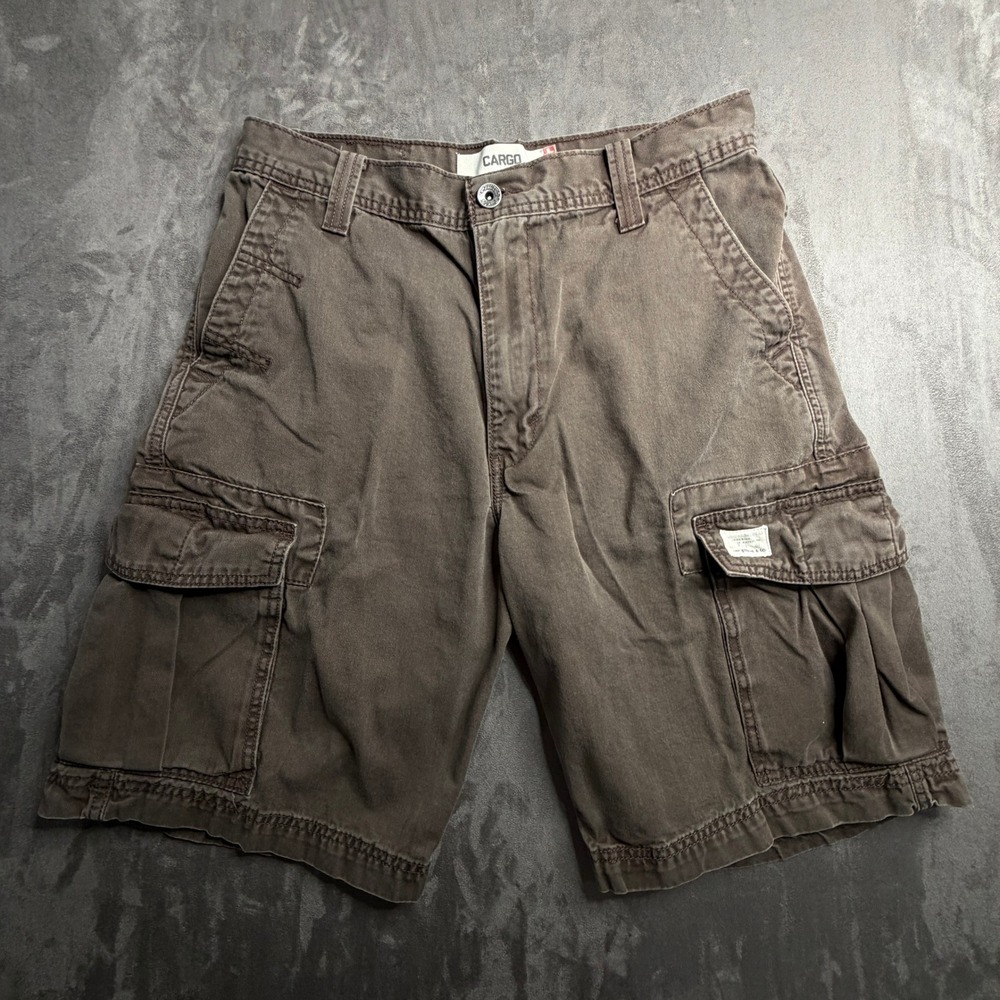 Levis Cargo Shorts Mens W33 Brown Cotton Utility Gorpcore Workwear